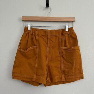 Uniqlo U - Denim Easy Shorts - Yellow Orange
